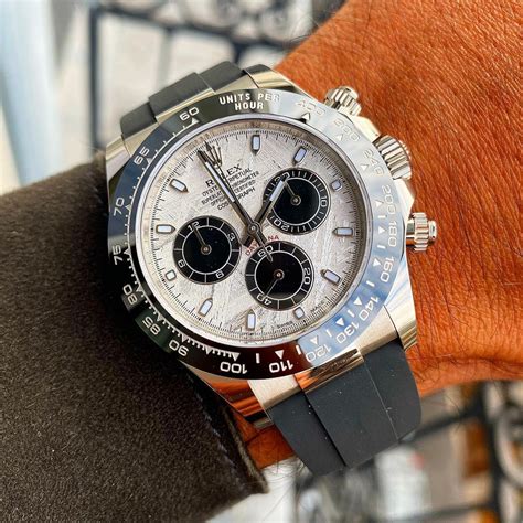 rolex cosmograph daytona white gold meteorite 116519ln-0038